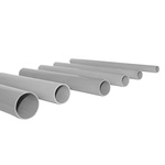 Труба ПВХ 32мм жесткая гладкая легкая серая EKF (72м/упаковка) (кратно 3)