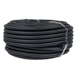 Труба ПНД легкая с зондом 25мм черная EKF Plast (кратно 75)