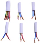 Провод бытовой ПВС 3х1 белый ГОСТ (бухта 200)