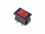 Выключатель клавишный 250V 3А (2с) ON-OFF красный Micro (RWB-101) REXANT 36-2011 36-2011