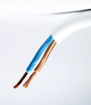 Провод бытовой ПВС 2х2,5 белый ГОСТ (бухта 50)