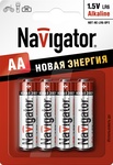 Батарейка AA Navigator NBT-NE-LR06-BP4 94 753 (кратно 4)