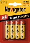 Батарейка AA Navigator NBT-NS-R6-BP4 94 758 (кратно 4)