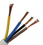 Провод бытовой ПВС 4х1,5 белый ГОСТ (бухта 100)