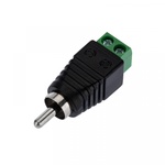 Разъём штекер RCA с клеммной колодкой (блистер) REXANT 14-0413