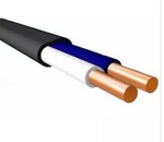 Кабель медный силовой в ПВХ изоляции ВВГнг(А)-LS 2х2,5-0,66 плоский (бухта 30) Монэл