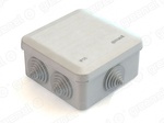 Короб распределительный Greenel ОП 100х100х50мм IP55 6 входа GE41255 серый GE41255