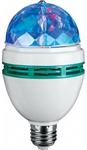Светодиодная лампа ОНЛАЙТ 3Вт 230В RGB E27 для DISCO декоративная