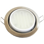 Светильник точечный Ecola GX53 H4 220V GX53 встраиваемый потолочный 38*106 черненая бронза FN53H4ECB