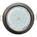 Светильник точечный Ecola GX53 H4 220V GX53 встраиваемый потолочный 38*106 черненый хром FB53H4ECB