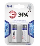Батарейка AA ЭРА LR6 BL2 (кратно 2)