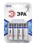 Батарейка AA ЭРА LR6 BL4 (кратно 4)