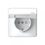Розетка с заземлением со шторкой с крышкой 16А IP44 ARTGALLERY механизм БЕЛЫЙ быстрозажимные клеммы