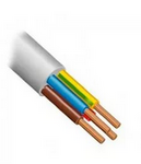 Провод бытовой ПВС 4х4 белый ГОСТ