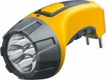 Фонарь светодиодный Navigator NPT-CP03-ACCU 94 951 прожектор 4LED аккумулятор 4V0.5Ah прямая зарядка 220V желтый пластик