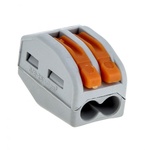 EKF СМК-412 Клемма строительно-монтажная рычаг, 2отв.  (0,08-2,5мм2) plc-smk-412 (кратно 1)