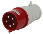 Вилка кабельная  025  32А  переносная 3Р+РЕ+N 380В IP44 (10/100/1600) ЭРА
