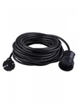 Удлинитель-шнур одно гнездо 10м IP20 без заземления ПВС 2200Вт НАРОДНЫЙ черный TDM SQ1307-0206