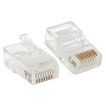 Коннектор RJ-45 TERACOM неэкранированный 8P8C Cat.5E универсальный (упак.10шт) (кратно 1)