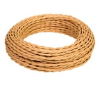 Провод витой ретро ПВХ 3х1,5 МезонинЪ Песочное Золото GE70151-32 (бухта 50) (кратно 50)