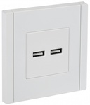 Розетка USB A+A 3,1А FORTE&PIANO БЕЛЫЙ FP249 IEK