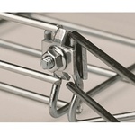 Крепежный комплект №1 для монтажа проволочного лотка (состоит из CM050620, CM170600 CM180600 CM100600) DKC CM350001 (кратно 50)