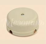 МезонинЪ Слоновая Кость Короб фарфоровый распределительный D 80мм, H 33мм IP20 GE70235-02