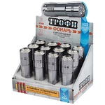 Фонарь светодиодный ТРОФИ TM9-box12 9xLED алюминий (3хААА в комплекте)
