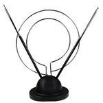 Антенна комнатная REXANT телескопическая на подставке с кольцом VHF, UHF, 47-860 MHz RX-100 34-0100 34-0100