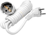 Удлинитель-шнур одно гнездо 3м IP20 с заземлением ПВС 3х1 13А 2990Вт белый UNIVersal 5568960