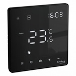 ARTGALLERY ТЕРМОСТАТ программируемый с Wi-Fi для электрического теплого пола, 16 А, моноблочный, ЧЕРНЫЙ