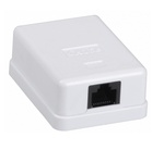 Настенная информационная розетка ITK RJ45, категория 5Е UTP, 1-порт ITK