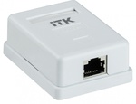 Настенная информационная розетка ITK RJ45 категория 5E FTP 1-порт