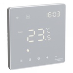 ARTGALLERY ТЕРМОСТАТ программируемый с Wi-Fi для электрического теплого пола, 16 А, моноблочный, БЕЛЫЙ