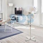 Вентилятор напольный бело-серый 40 Вт, 220V (DX-17) DUX REXANT 60-0202