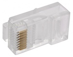 Разъём RJ-45 UTP для кабеля категория 5Е, 8P8C GENERICA (кратно 20)