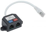 Разветвитель категория 5Е 2xRJ45-1хRJ45 ITK