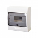 Бокс навесной City9 Box ЩРН-П- 8 навесной с прозрачной дверцей 1ряд/8модулей IP40,IK07,63А,2 клеммы EZ9E108S2SRU Systeme Electric