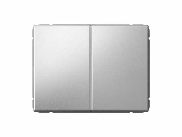 Переключатель двухклавишный ARTGALLERY 10АХ механизм быстрозажимные клеммы АЛЮМИНИЙ