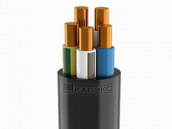 Кабель медный силовой в ПВХ изоляции ВВГнг(А)-LS 5х2,5-0,66 Кабэкс