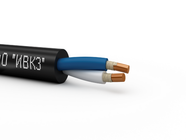 Кабель медный силовой ППГнг(А)-FRHF 2х1,5-0,66 (ож) (заливка) ИвКЗ (Ивановский)