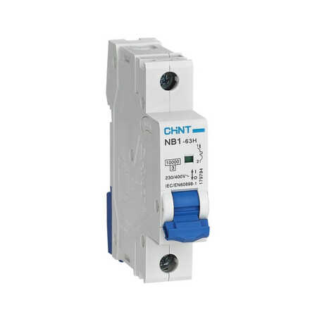 Выключатель автоматический 1П 2A NB1-63H 10кА характеристика C (R)(CHINT)