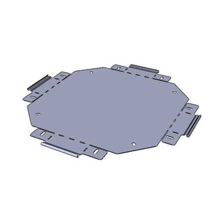 Ответвитель крестообразный 50х200 мм (плоский) EKF (кратно 1)