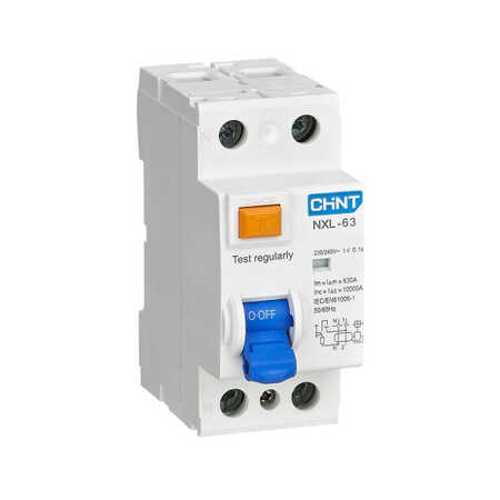 УЗО NXL-63 6kA 1P+N 25A 10mA A (R)(CHINT)