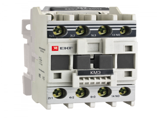 Контактор   12A  220В  1НО  малогабарит.  12А  220В  1NO  КМЭ EKF ctr-s-12-220 (кратно 1)