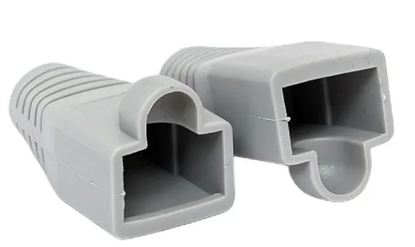 Колпачок изолирующий TERACOM для коннекторов RJ-45 PVC серый (упак.20шт)