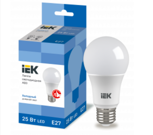 Светодиодная лампа IEK A80 25Вт 230В 6500К E27