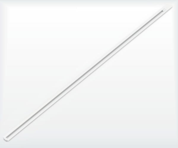 Шинопровод Gauss встраиваемый 2м белый (с адаптером питания и заглушкой)