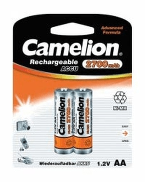 Аккумулятор CAMELION R6 2700mAh Ni-Mh BL-2 (кратно 2)