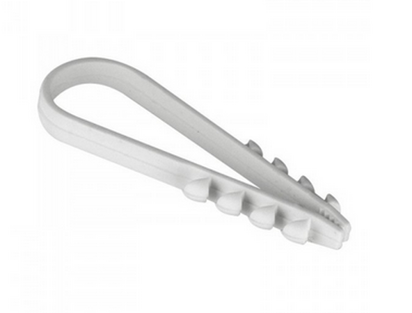 Дюбель-хомут 19-25 круглый белый (100шт.) EKF PROxima